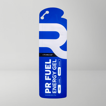 Gel con cafeína con 30 gr. de carbohidratos, 250 mg de sodio y 75 mg de cafeína. Energía eficiente para entrenamientos y competencias. Mayor concentración y enfoque.